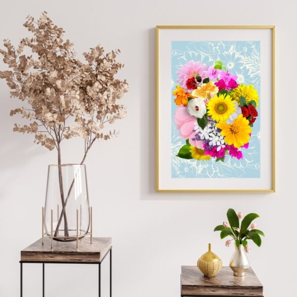 Summer Flowers Wall Art 16x20 @momlifecorner 3